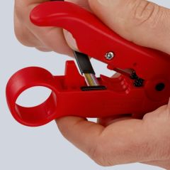 KNIPEX 166006 SB COAX KABLO SIYIRMA ALETİ