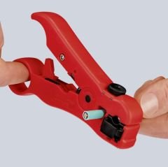 KNIPEX 166006 SB COAX KABLO SIYIRMA ALETİ