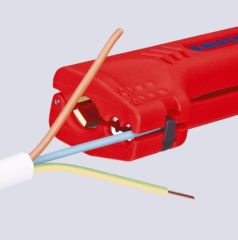 KNIPEX 1690130 SB UNIVERSAL BİNA VE SANAYİ KABLOLARI SIYIRMA PENSESİ