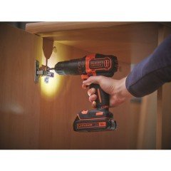 Black+Decker BDCHD18KB 18V 1.5 Ah Li-ion Çift Akülü 2 Vitesli Darbeli Vidalama