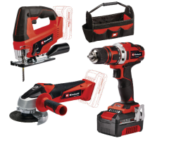 Einhell TE-TK 18/3 Li Kit (JS+CD+AG), Akülü Kombo Set - 4257241