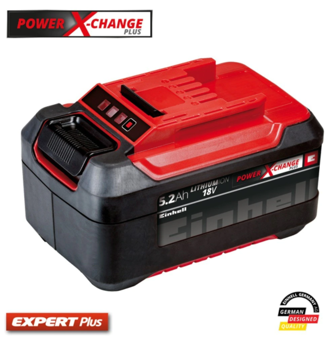 Einhell Power X-Change Akü 18V - 5,2 Ah einhell akü 1 adet