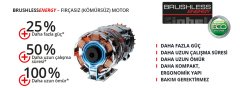 Einhell GE-LC 36/35 Li 36V Kömürsüz Akülü Ağaç Kesme 4 Akülü