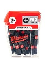 Milwaukee Bits Uç PH2x25mm 25 li Paket SHOCKWAVE