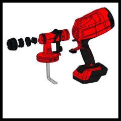 Einhell TC-SY 18/60 Lİ 18V 4Ah Akülü Sprey Boya Tabancası