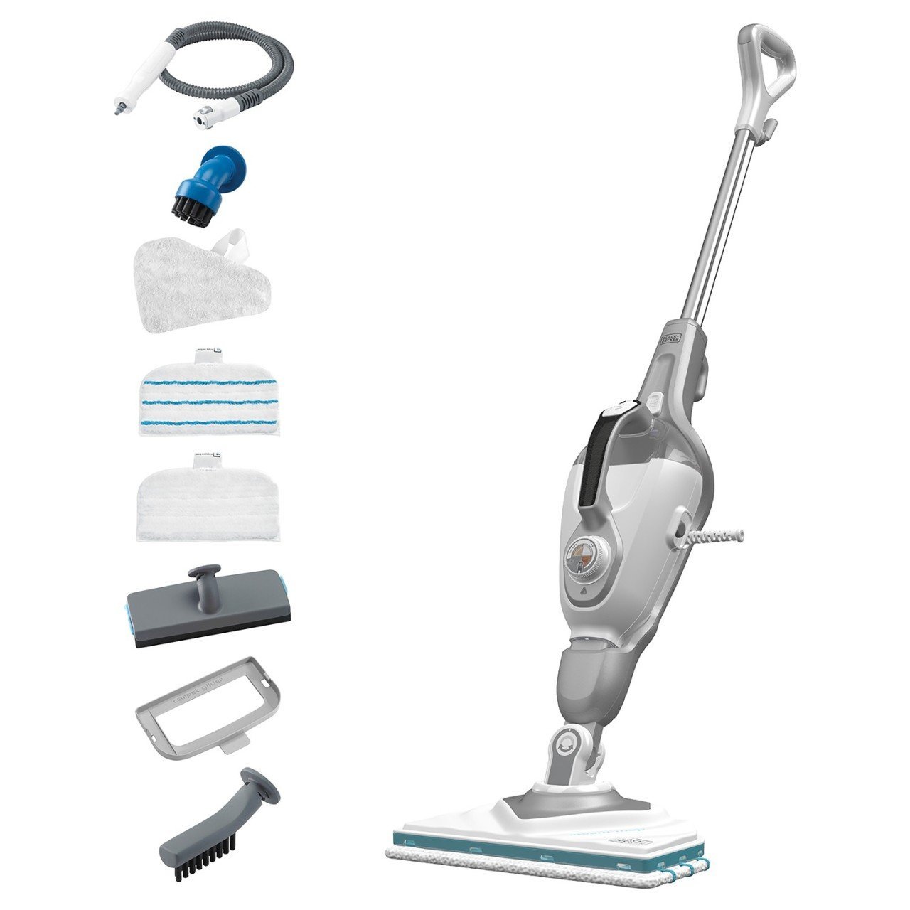 Black&Decker BHSM168D 1600 Watt Buharlı Mop Dikey Süpürge