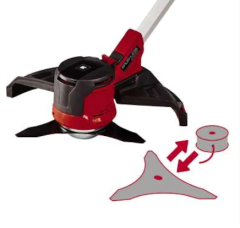 Einhell Agillo Power X-Change Akülü Çalı Tırpanı + 2 adet 18v 3.0Ah 2 li Şarj Cihazı