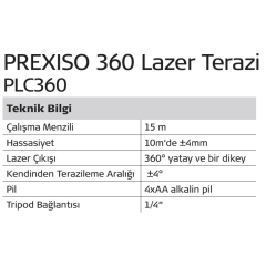 Leica Prexiso PLC360 Çizgi Lazeri
