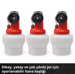 Einhell TE-SY 18/90 Li - Solo Akülü Sprey Boya Sistemi - 4260040