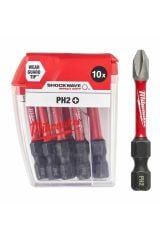 Milwaukee T4932430855 Bits Uç PH2x50mm 10'lu