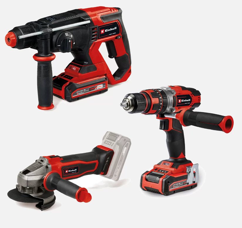 Einhell TE-TK 18-3 Li-2 CD-AG-HD Akülü Alet Seti 4257242