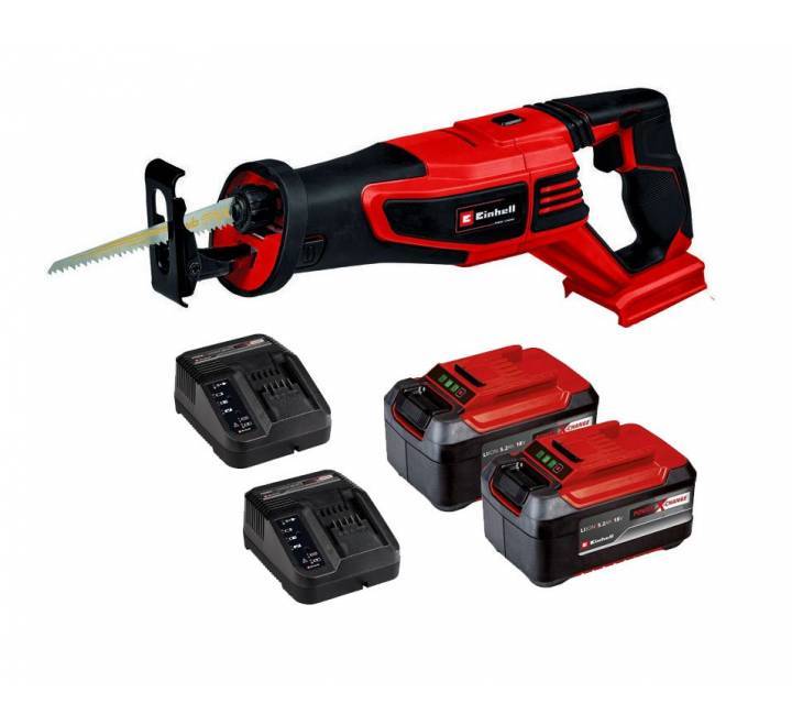 Einhell TE-AP 18/28 Li BL 18V 5,2AH Çift Akülü Kömürsüz Tilki Kuyruğu