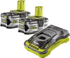 Ryobi RC18150-250 18V 5Ah Çift Akülü + Şarj Cihazı Set