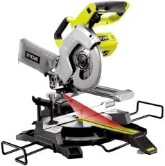 Ryobi R18MS216-0 18Volt (Akü Hariç) 216Mm Lazerli Zıvanalı Gönye Testere