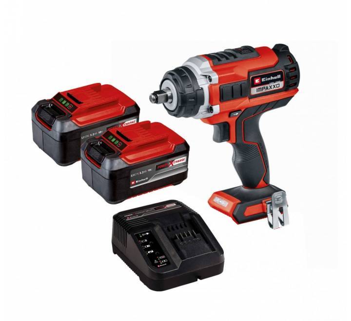 Einhell IMPAXXO Akülü Kömürsüz Somun Sıkma 18V 5.2 Ah Çift Akülü