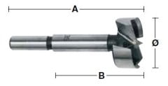 Milwaukee Matkap Freze Taş Menteşe Ucu 18x90mm