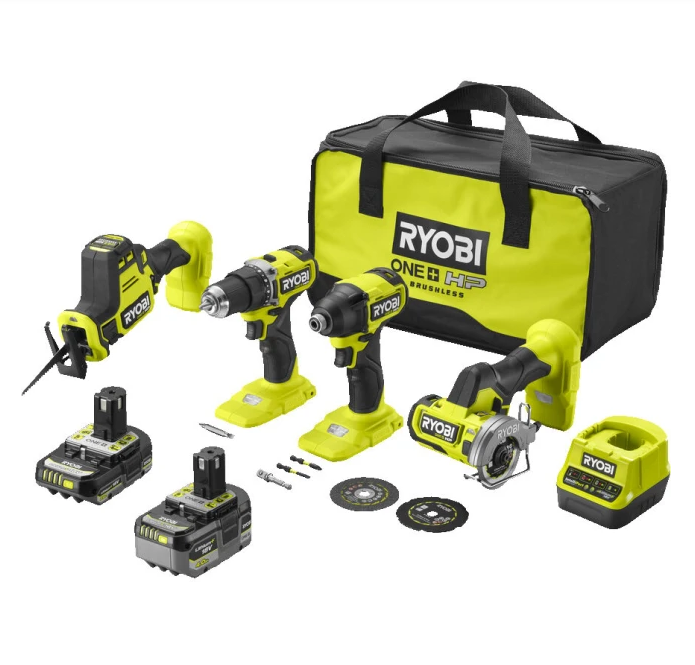 Ryobi One+ HP RCK184A-2C42S 18V Akülü Makine Seti