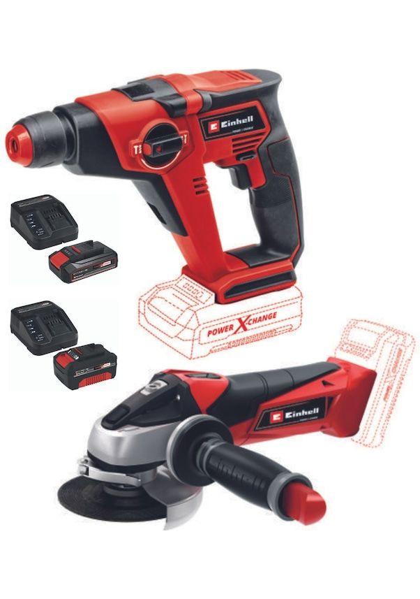 Einhell TE-HD 18/12 Matkap Te-ag 18/115 Akülü Avuç Taşlama 2.5ah-