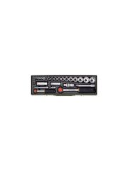 Proxxon 23020 1/4'' ve 1/2'' Cırcır Kollu 27 Parçalı Lokma Takımı