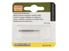 PROXXON 28759 Silindir ve Konik Biçimli Tungsten Freze Uç 2 mm