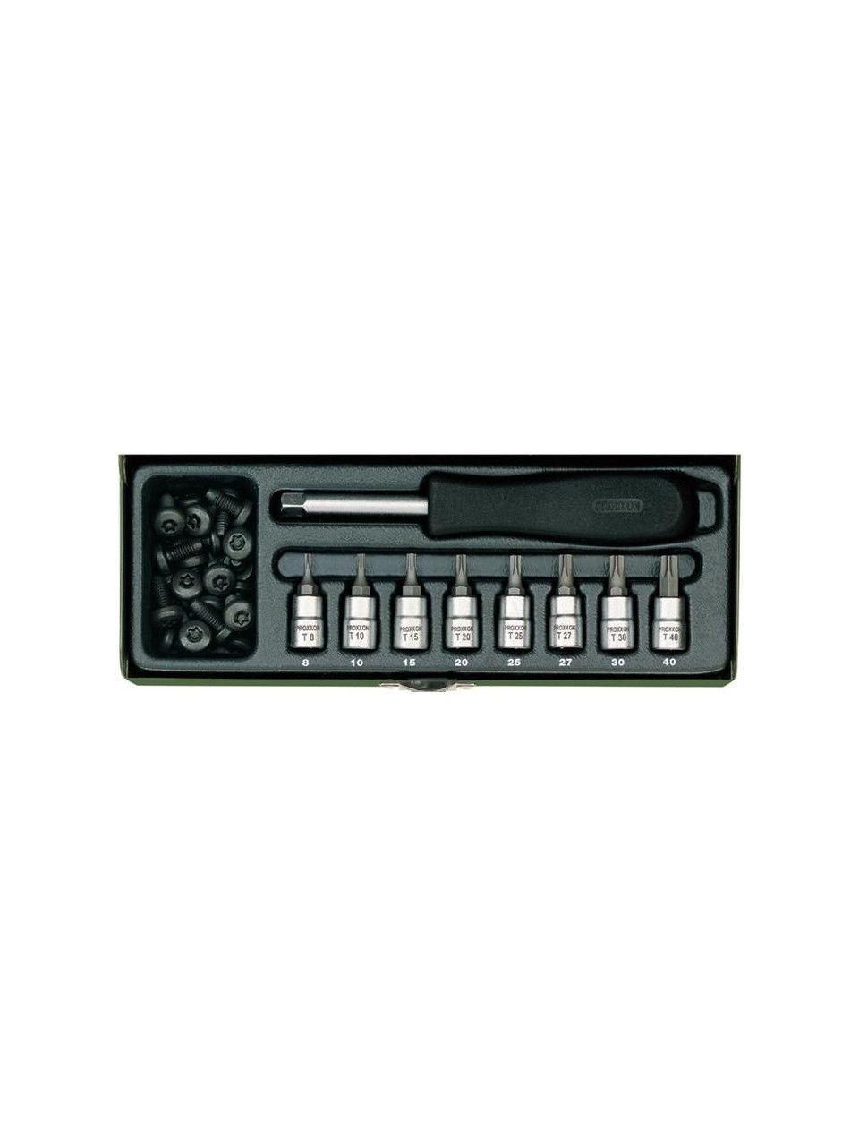Proxxon 23108 1/4” 9 Parçalı Torx Tornavida Lokma Takımı