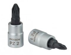 Proxxon 23733(Pz1) - 23735(Pz2) 1/4 inç Pozidriv Uçlu Lokma Anahtar