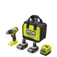 Ryobi RPD18C-220S 18V 2Ah Kömürsüz Çift Akülü Vidalama Matkap