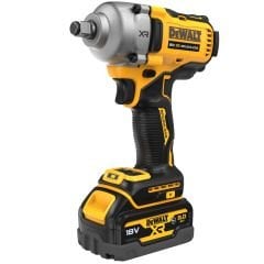 Dewalt DCF891P2G 18V 5.0AH Li-ion Kömürsüz Çift Akülü Somun Sıkma-Komple Kauçuk