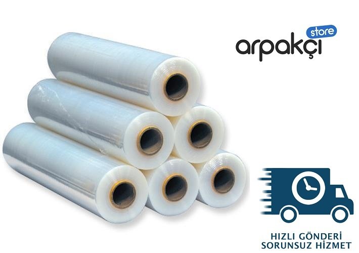 Palet Streç (Strech) 17 Mikron 50 cm 100 metre 6lı Paket KAMPANYA