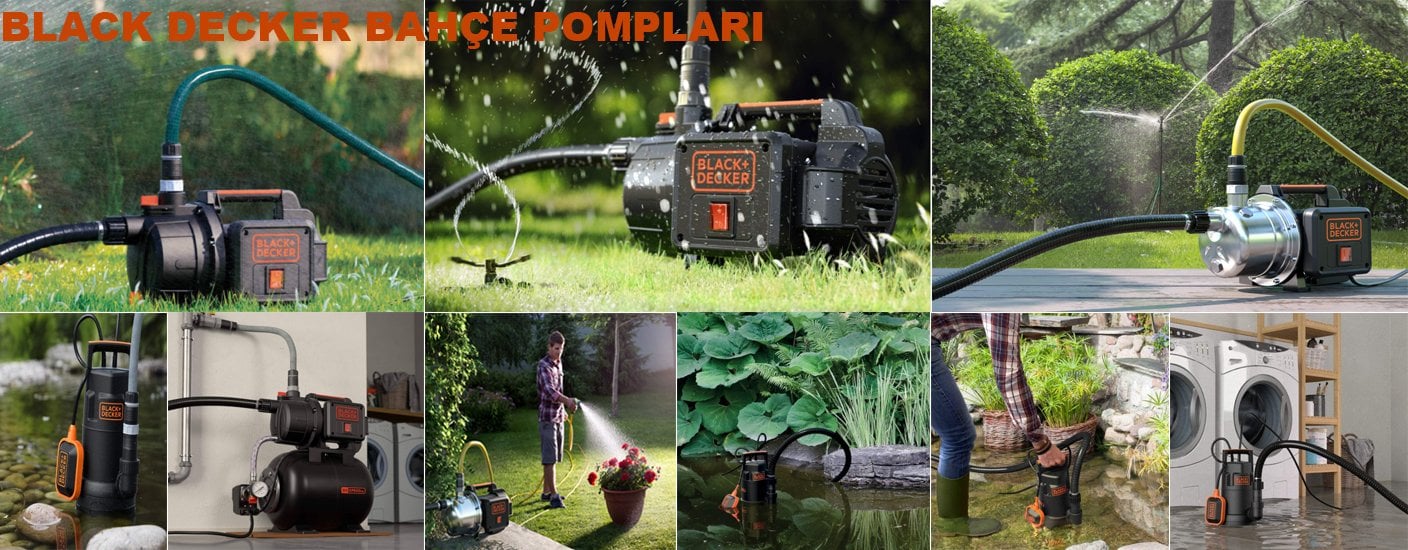 Black Decker Bahçe Pompaları Fırsat Ürünleri