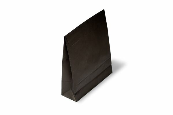 Roco Paper Hediye Paketi 30*8*46 cm Kese Kağıdı Yapışkanlı Ağız Siyah 25'li Paket