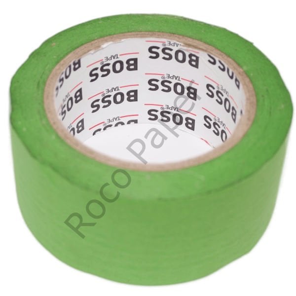 Yapışkanlı Çiçek Bandı - Maskeleme Bandı - Açık Yeşil - 2,5 cmx50 metre - Kağıt Bant