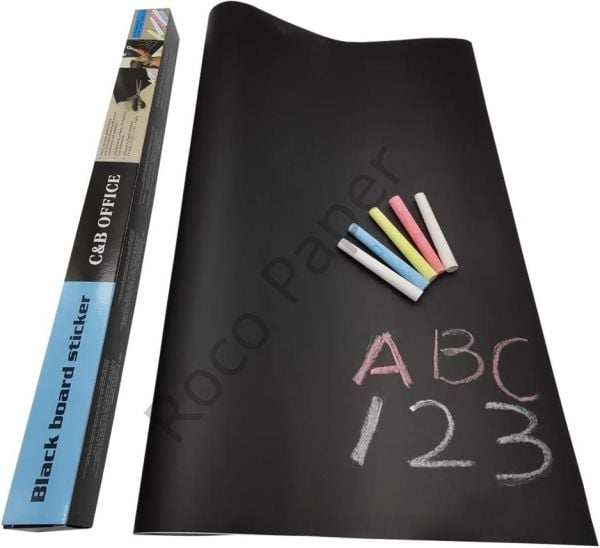 Roco Paper Çıkarılabilir Kara Tahta Blackboard Sticker Duvar Çıkartması 45x200cm