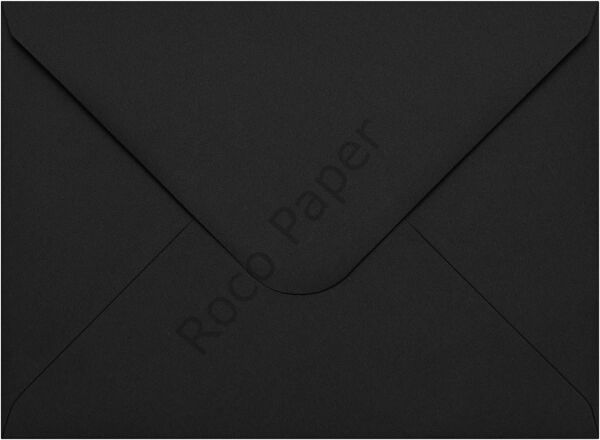 Roco Paper Siyah Minik Zarf 7x9 Cm 50 Adet