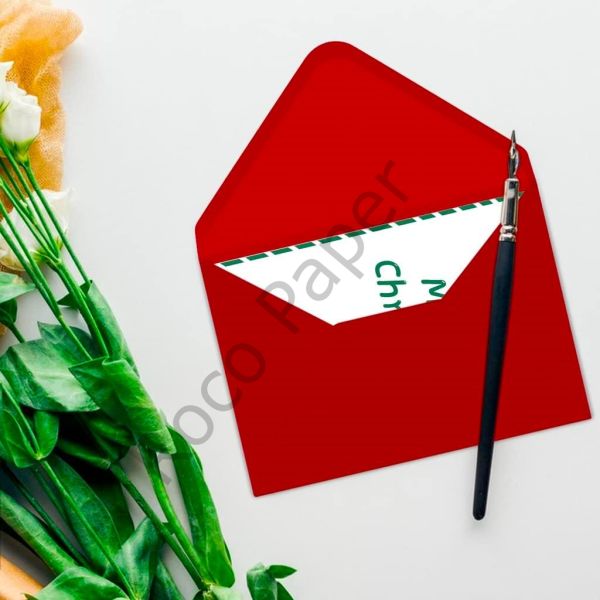 Roco Paper Kırmızı Minik Zarf 7x9 Cm 50 Adet