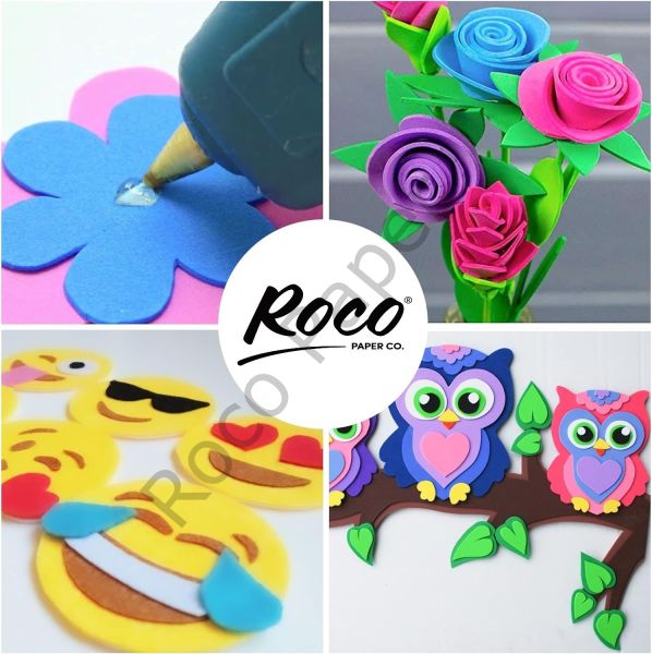 ROCO PAPER Çiçek Yapım Eva 2 mm. 50x70 cm - Hardal