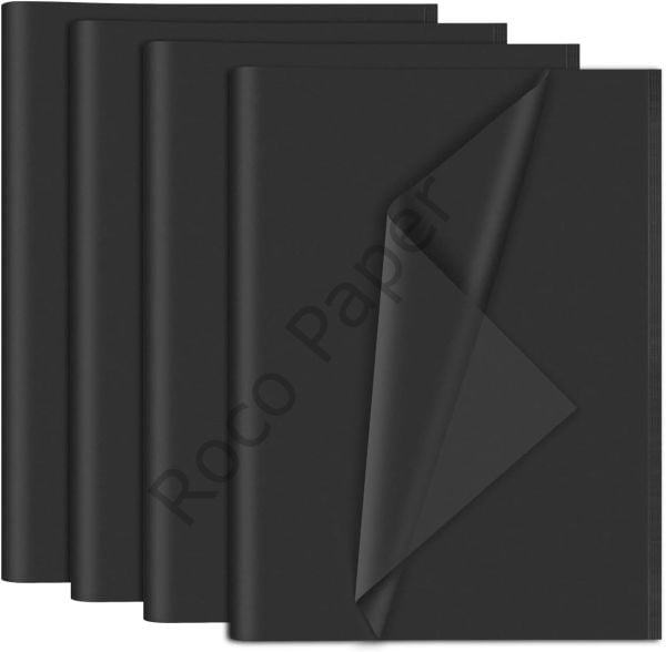 Roco Paper Pelur Kağıt - 20x30 cm A4 - 100 Adet Siyah Renk
