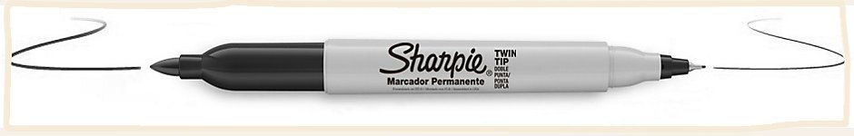 Sharpie Fine & Ultra Fine SİYAH Permenant Markör