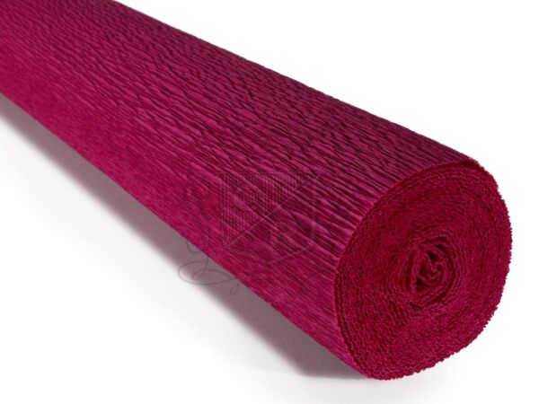 İtalyan Krapon Kağıdı No:584 - Bordo - Cardinal Red 180 gr. 50X250 cm