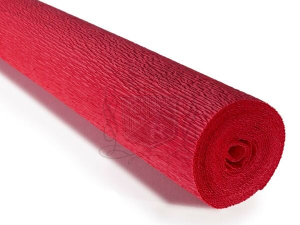 İtalyan Krapon Kağıdı No:580 - Alev Kırmızı - Red 180 gr. 50X250 cm