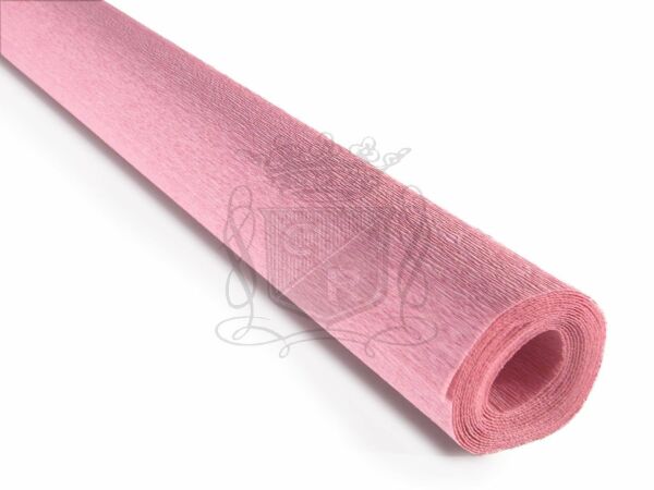İtalyan Krapon Kağıdı No:361 - Pudra Pembe - Powder Pink 90 gr. 50X150 cm