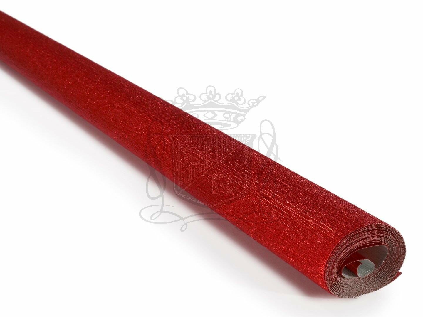 İtalyan Krapon Kağıdı No:913 - Metalik Kırmızı  140 gr. 50X250 cm