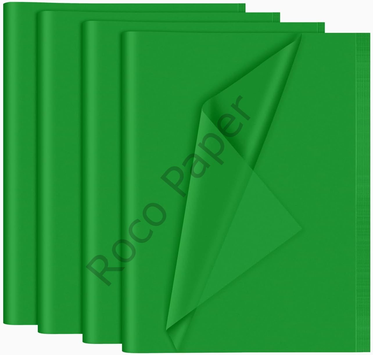 Roco Paper Pelur Kağıt - 20x30 cm A4 - 100 Adet Yeşil Renk