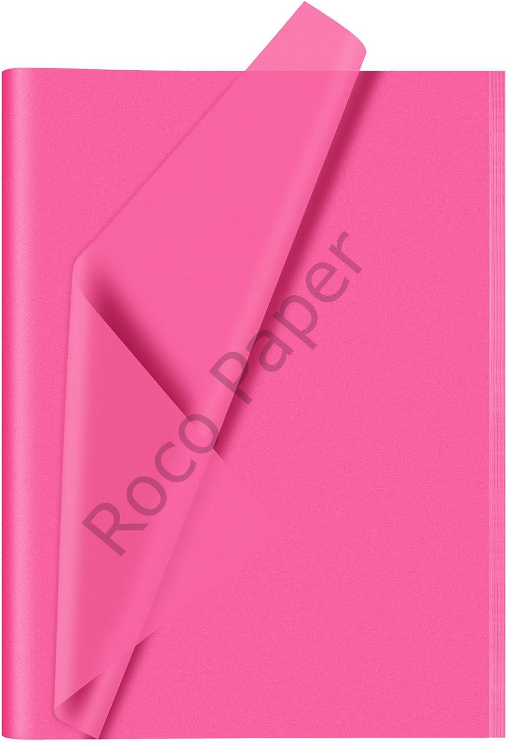 Roco Paper Pelur Kağıt - 20x30 cm A4 - 100 Adet Koyu Pembe Renk