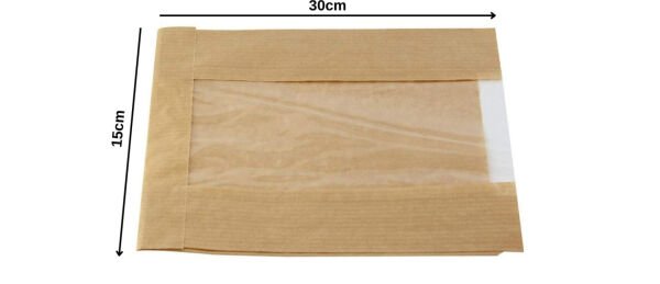 Pencereli Kese Şamua Kağıdı 15*30cm 1kg (150 Adet)