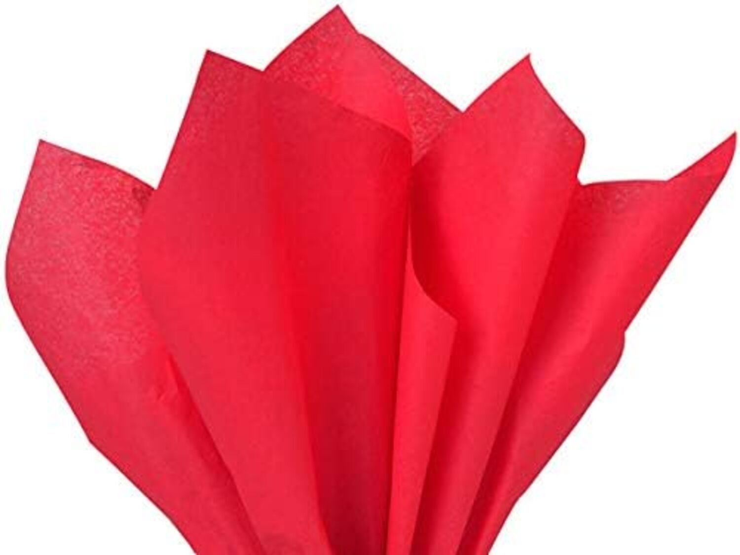 Pelur Kağıt - Kırmızı 17 gr/m. 50*70 cm - 25'li Paket