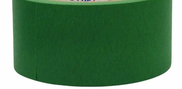 Yapışkanlı Çiçek Bandı - Maskeleme Bandı - Koyu Yeşil - 5 cmx50 metre - Kağıt Bant