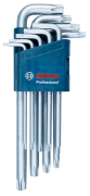 Bosch Profesyonel Alyan Anahtar Takımı Torx 9 parça (10-50mm)