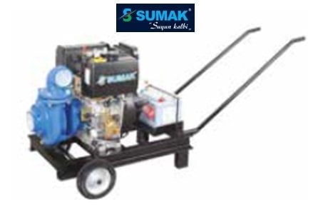 SUMAK SMT1000/3 D 3000 DEVİR 7.5 HP MARŞLI DİZEL SU POMPASI