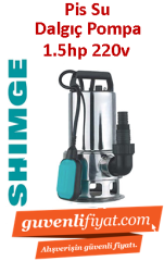 SHIMGE CSP1100 DİNOX-3 1,5hp 220V Paslanmaz Gövdeli Dalgıç Pompa